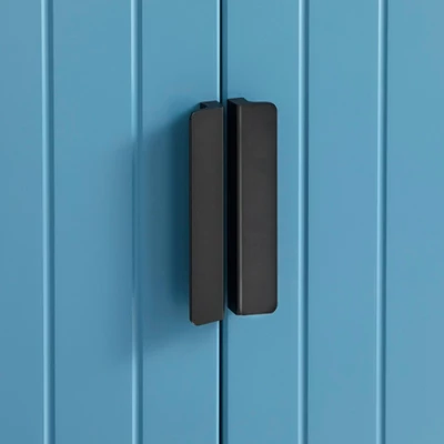 Fulton 2 Door Channel Front Buffet Blue - Buylateral 3 Fulton 2 Door Channel Front Buffet Blue - Buylateral - Image 3