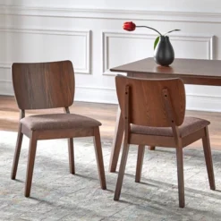 7Pc Bernard Mid-Century Dining Set Walnut - Buylateral -Online Furniture Store GUEST 0e962bc4 6ecf 47d0 bb1d 3157346d802a
