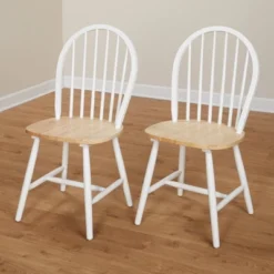 3pc Chester Tile Top Dining Set White/Natural - Buylateral -Online Furniture Store GUEST 1065e95a 94e1 418b 84b5 879707f12ee5