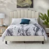 Piano Velvet Upholstered Bed - Buylateral