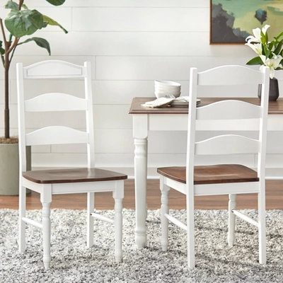7Pc Skipton Dining Set White/Walnut - Buylateral 3 7Pc Skipton Dining Set White/Walnut - Buylateral - Image 3