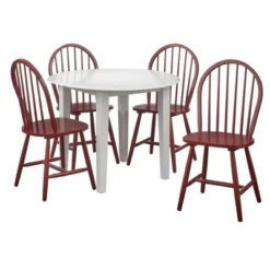 5pc Chadwick Drop Leaf Dining Set With 4 Windsor Chairs - Buylateral -Online Furniture Store GUEST 387845f6 71fc 42b6 8e29 a4f576beaed0