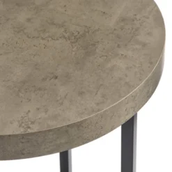 Era Round Contemporary End Table Gray/Black - Buylateral 6 Era Round Contemporary End Table Gray/Black - Buylateral -Online Furniture Store GUEST 3d19f5c7 405d 4b0a b9ad eaca379889fe