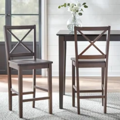 Set Of 2 30" Virginia Cross Back Chairs - Buylateral -Online Furniture Store GUEST 3e486af4 288c 40c2 b19d 15ea67daf77e