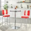 3pc Raleigh Retro Bar Height Pub Dining Set - Buylateral