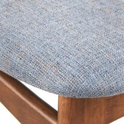 7pc Wave Rectangular Dining Set Walnut/Blue - Buylateral -Online Furniture Store GUEST 421ff391 aca9 410e 9c5c 65a53a80a5da