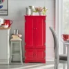 Tall Storage Cabinet Red - Buylateral