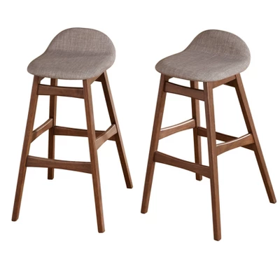 Set Of 2 30" Mid-Century Modern Barstools - Buylateral 5 Set Of 2 30" Mid-Century Modern Barstools - Buylateral - Image 5