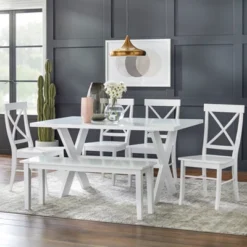 Sumner Dining Table White - Buylateral