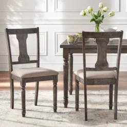 5pc Burntwood Dining Set Gray - Buylateral -Online Furniture Store GUEST 6353fa64 811e 4a81 807c 3f95d59b6900