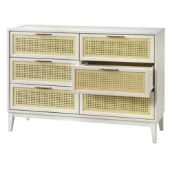 Andros 6 Drawer Dresser With Faux Cane Drawer Fronts - Buylateral -Online Furniture Store GUEST 6b9c15fd a619 4b4c b531 0bb81b71f1b9