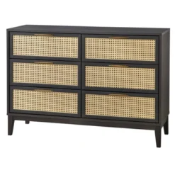 Andros 6 Drawer Dresser With Faux Cane Drawer Fronts - Buylateral -Online Furniture Store GUEST 6f5334fb e7ad 412c 9882 452447f76680