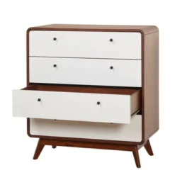 Cassie Mid-Century Modern 4 Drawer Chest Walnut/White - Buylateral 8 Cassie Mid-Century Modern 4 Drawer Chest Walnut/White - Buylateral -Online Furniture Store GUEST 6fff093a b024 4d8a af0e cfa9a4196499