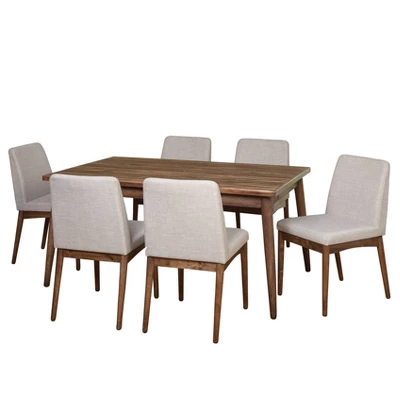 Element Mid-Century Modern Dining Set Walnut - Buylateral 8 Element Mid-Century Modern Dining Set Walnut - Buylateral - Image 8