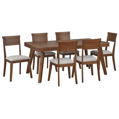 7pc Berea Rectangular Dining Set - Buylateral 8 7pc Berea Rectangular Dining Set - Buylateral - Image 8