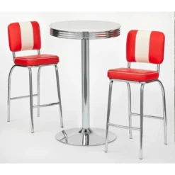 3pc Raleigh Retro Bar Height Pub Dining Set - Buylateral -Online Furniture Store GUEST 84f4b6aa 25f6 42d0 a3da 6982eab4bef9