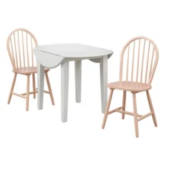 3pc Chadwick Drop Leaf Dining Set With 2 Windsor Chairs - Buylateral -Online Furniture Store GUEST 889b86f1 cdb7 49f6 b278 2615d295dad5