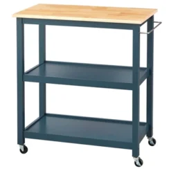 Mylah Kitchen 2-Tier Rolling Cart - Buylateral -Online Furniture Store GUEST 8a495174 aab5 4bc1 b195 cfdd18337741