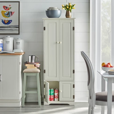 Extra Tall Antique Cabinet White - Buylateral 3 Extra Tall Antique Cabinet White - Buylateral - Image 3