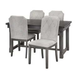 Riga Expandable Dining Set Gray - Buylateral 18 Riga Expandable Dining Set Gray - Buylateral -Online Furniture Store GUEST 8dc7d1bd d2b5 4455 92ee 1ee65b044e97