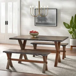 Mandeville Dining Table Brown - Buylateral 6 Mandeville Dining Table Brown - Buylateral -Online Furniture Store GUEST a0d3d6b1 e7ad 4fce ab0a c7979a83cbba