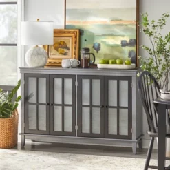 Hampshire Buffet Charcoal Gray - Buylateral