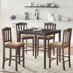 5Pc Contemporary Tribeca Counter Height Dining Set - Buylateral -Online Furniture Store GUEST a9781440 d5c9 42c1 ae77 c13f59b1cfe1