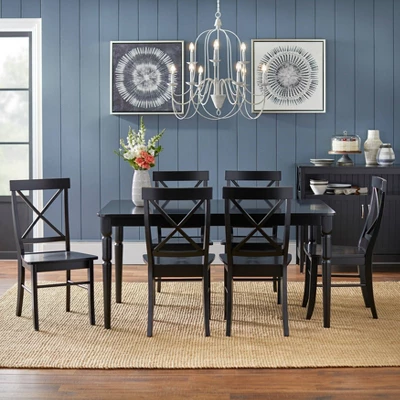 Set Of 2 Albury Cross Back Dining Chairs - Buylateral 2 Set Of 2 Albury Cross Back Dining Chairs - Buylateral - Image 2