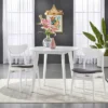 3Pc Tania Dining Set White - Buylateral