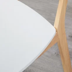 5pc Perla Dining Set White/Natural - Buylateral -Online Furniture Store GUEST c0fbb81b 8ecb 4459 90d5 23755adaea76