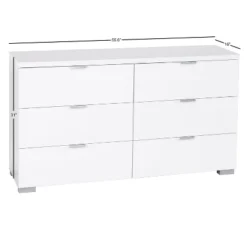 Zuri Six Drawer Chest White - Buylateral -Online Furniture Store GUEST c2955ac3 b436 4acc ab12 2e8eea0cf6ff