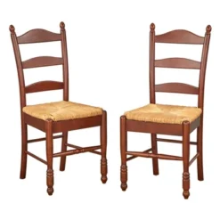 Set Of 2 Ladder Back Dining Chairs - Buylateral -Online Furniture Store GUEST cef36336 776e 4a39 8d8f 21d6897588b9