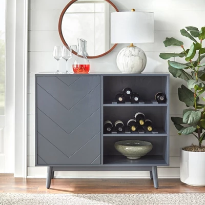 Vivian Mid-Century Modern Wine Buffet - Buylateral 1 Vivian Mid-Century Modern Wine Buffet - Buylateral
