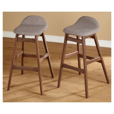 Set Of 2 30" Mid-Century Modern Barstools - Buylateral 3 Set Of 2 30" Mid-Century Modern Barstools - Buylateral - Image 3