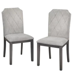 Set Of 2 Riga Chairs Gray - Buylateral -Online Furniture Store GUEST f64c02d2 9879 4e9a 81e3 18b20feaaae8